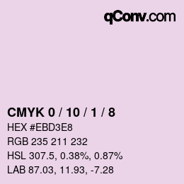 Color code: CMYK 0 / 10 / 1 / 8 | qconv.com