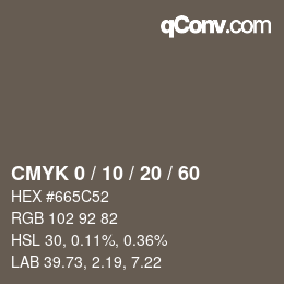 Color code: CMYK 0 / 10 / 20 / 60 | qconv.com