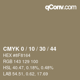 Color code: CMYK 0 / 10 / 30 / 44 | qconv.com