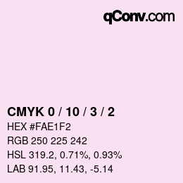 Color code: CMYK 0 / 10 / 3 / 2 | qconv.com