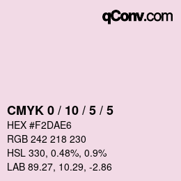 Color code: CMYK 0 / 10 / 5 / 5 | qconv.com