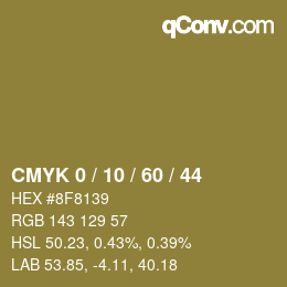 Color code: CMYK 0 / 10 / 60 / 44 | qconv.com