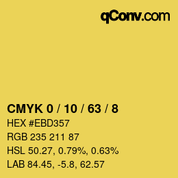 Color code: CMYK 0 / 10 / 63 / 8 | qconv.com
