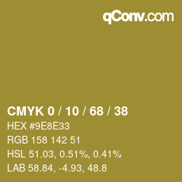 Color code: CMYK 0 / 10 / 68 / 38 | qconv.com
