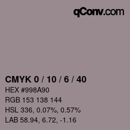 Color code: CMYK 0 / 10 / 6 / 40 | qconv.com