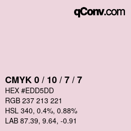 Color code: CMYK 0 / 10 / 7 / 7 | qconv.com