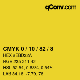 Color code: CMYK 0 / 10 / 82 / 8 | qconv.com