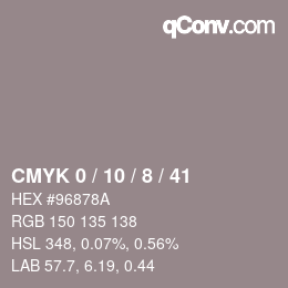 Color code: CMYK 0 / 10 / 8 / 41 | qconv.com