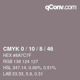 Color code: CMYK 0 / 10 / 8 / 46 | qconv.com