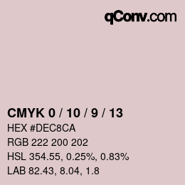 Color code: CMYK 0 / 10 / 9 / 13 | qconv.com