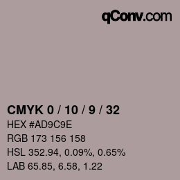 Color code: CMYK 0 / 10 / 9 / 32 | qconv.com