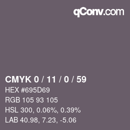 Color code: CMYK 0 / 11 / 0 / 59 | qconv.com