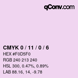 Color code: CMYK 0 / 11 / 0 / 6 | qconv.com