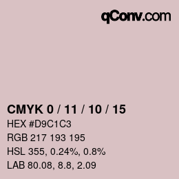 Color code: CMYK 0 / 11 / 10 / 15 | qconv.com