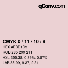 Color code: CMYK 0 / 11 / 10 / 8 | qconv.com
