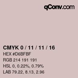 Color code: CMYK 0 / 11 / 11 / 16 | qconv.com