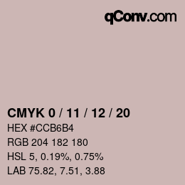 Color code: CMYK 0 / 11 / 12 / 20 | qconv.com
