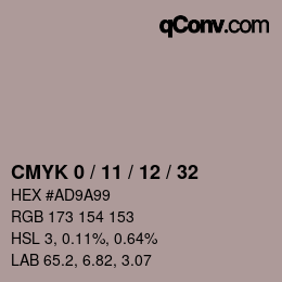 Color code: CMYK 0 / 11 / 12 / 32 | qconv.com