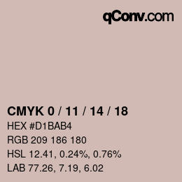 Farbcode: CMYK 0 / 11 / 14 / 18 | qconv.com
