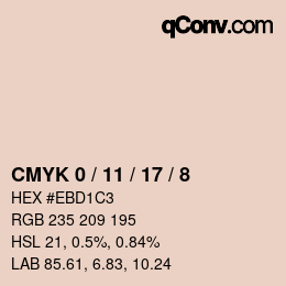 Color code: CMYK 0 / 11 / 17 / 8 | qconv.com