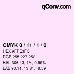 Color code: CMYK 0 / 11 / 1 / 0 | qconv.com