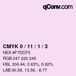 Color code: CMYK 0 / 11 / 1 / 3 | qconv.com