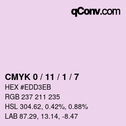 Color code: CMYK 0 / 11 / 1 / 7 | qconv.com