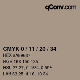 Color code: CMYK 0 / 11 / 20 / 34 | qconv.com