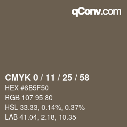 Color code: CMYK 0 / 11 / 25 / 58 | qconv.com
