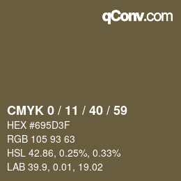 Color code: CMYK 0 / 11 / 40 / 59 | qconv.com