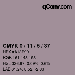 Color code: CMYK 0 / 11 / 5 / 37 | qconv.com