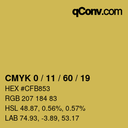 Color code: CMYK 0 / 11 / 60 / 19 | qconv.com