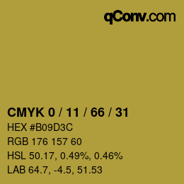 Color code: CMYK 0 / 11 / 66 / 31 | qconv.com