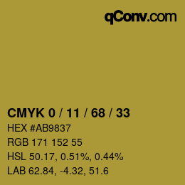 Color code: CMYK 0 / 11 / 68 / 33 | qconv.com