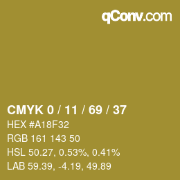 Color code: CMYK 0 / 11 / 69 / 37 | qconv.com