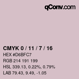 Color code: CMYK 0 / 11 / 7 / 16 | qconv.com