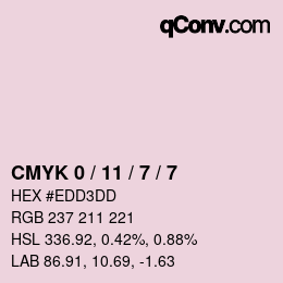 Color code: CMYK 0 / 11 / 7 / 7 | qconv.com