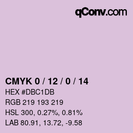 Color code: CMYK 0 / 12 / 0 / 14 | qconv.com