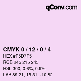 Color code: CMYK 0 / 12 / 0 / 4 | qconv.com