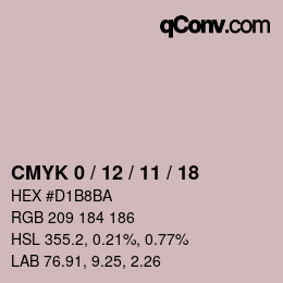 Color code: CMYK 0 / 12 / 11 / 18 | qconv.com