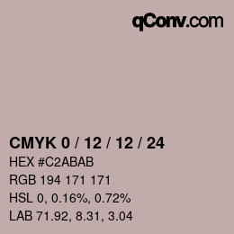 Color code: CMYK 0 / 12 / 12 / 24 | qconv.com