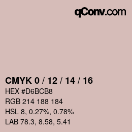 Color code: CMYK 0 / 12 / 14 / 16 | qconv.com