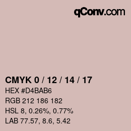 Color code: CMYK 0 / 12 / 14 / 17 | qconv.com