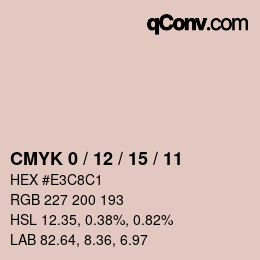 Code couleur: CMYK 0 / 12 / 15 / 11 | qconv.com