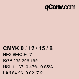 Color code: CMYK 0 / 12 / 15 / 8 | qconv.com