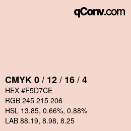 Color code: CMYK 0 / 12 / 16 / 4 | qconv.com