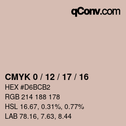 Color code: CMYK 0 / 12 / 17 / 16 | qconv.com