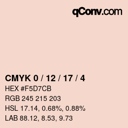 Color code: CMYK 0 / 12 / 17 / 4 | qconv.com