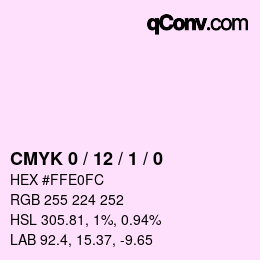 Color code: CMYK 0 / 12 / 1 / 0 | qconv.com