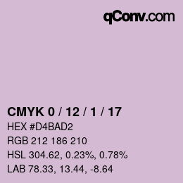 Color code: CMYK 0 / 12 / 1 / 17 | qconv.com
